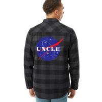 Hot Trend Cool Uncle In Space Astrology Puns Flannel Shirt | Artistshot