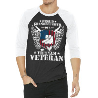 Hot Trend Proud Grand Daughter Of A Vietnam Veteran 3/4 Sleeve Shirt | Artistshot