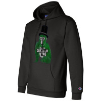 Hot Trend Gorilla Tag Monkey Green Top Hat Gorilla By Polkart Champion Hoodie | Artistshot