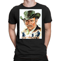 Lee Van Cleef Painting Portrait T-shirt | Artistshot