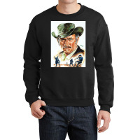 Lee Van Cleef Painting Portrait Crewneck Sweatshirt | Artistshot