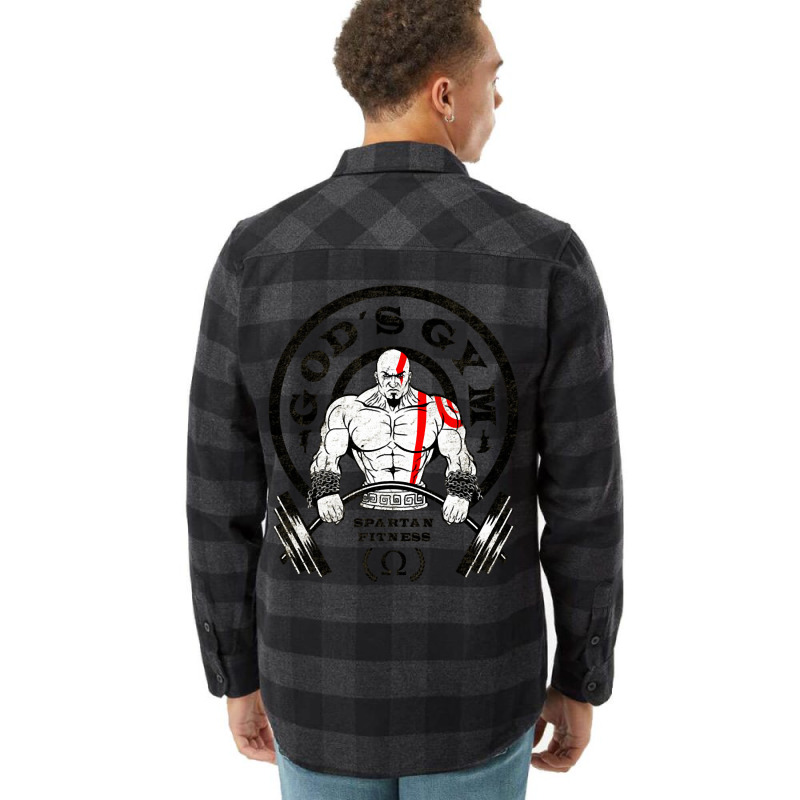 Trending God's Gym Flannel Shirt by Bostic Walling | Artistshot