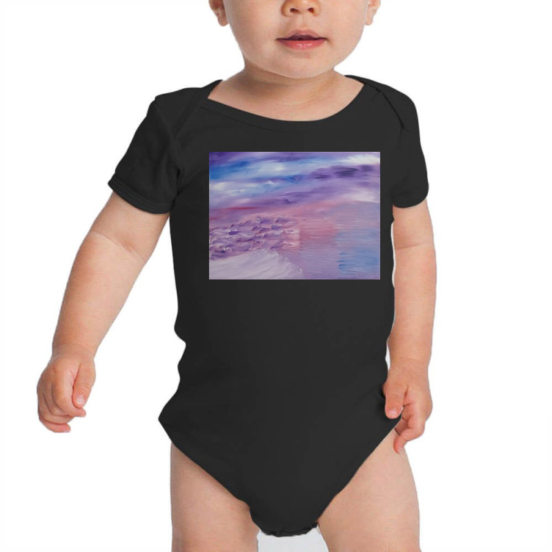 Purple Sunset Baby Bodysuit by GalaxyGirl | Artistshot