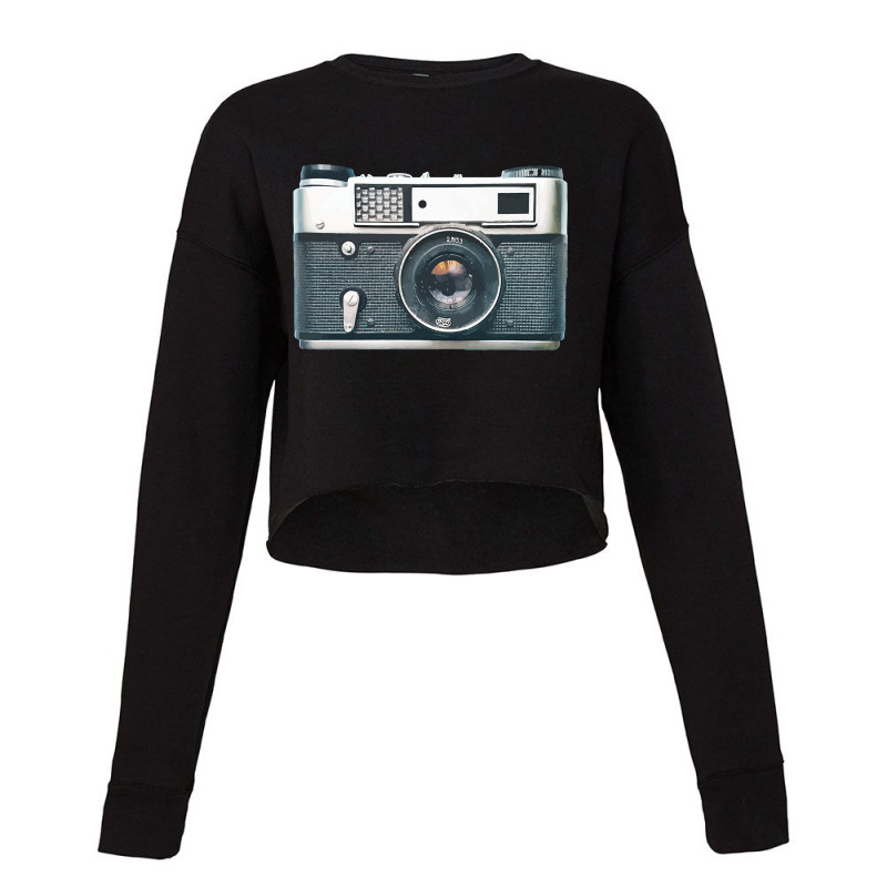 Limited Edition Vintage Camera Cropped Sweater by Jerhogen528 | Artistshot