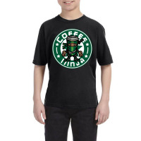 Hot Trend Coffee Ninja - Green Youth Tee | Artistshot