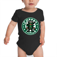 Hot Trend Coffee Ninja - Green Baby Bodysuit | Artistshot