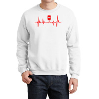 Blood Donor Heartbeat Donate Blood T Shirt Crewneck Sweatshirt | Artistshot