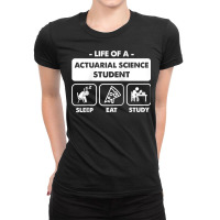 Actuarial Science Major Student Gift Raglan Baseball Tee Ladies Fitted T-shirt | Artistshot