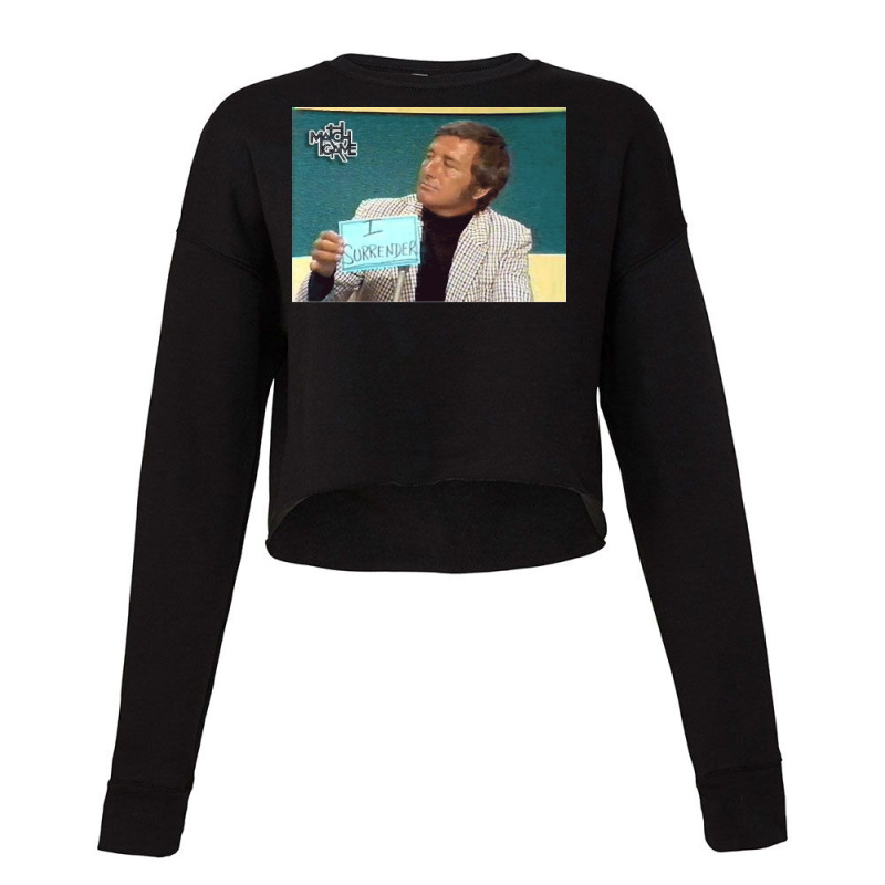 Richard Dawson I Surrender Match Game Color Photo Classic Cropped Sweater by ERNESTOJAVIERSIERRA | Artistshot