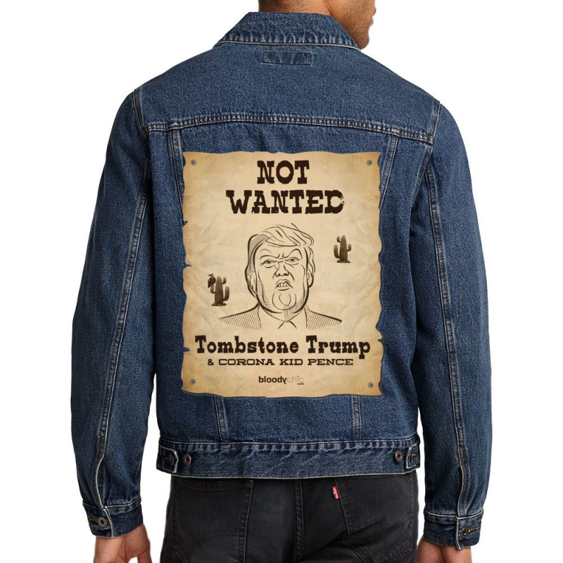 Trump Not Wanted Men Denim Jacket | Artistshot