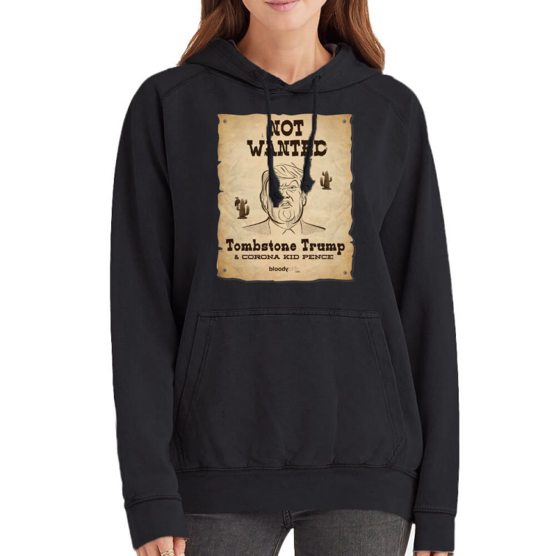 Trump Not Wanted Vintage Hoodie | Artistshot