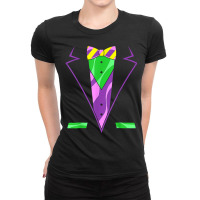 Carnival Masquerade Tuxedo Men Gift Parade Mardi Gras T Shirt Ladies Fitted T-shirt | Artistshot