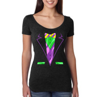 Carnival Masquerade Tuxedo Men Gift Parade Mardi Gras T Shirt Women's Triblend Scoop T-shirt | Artistshot