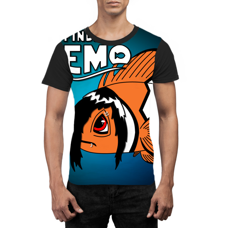 Finding Emo Graphic T-shirt by onyekaafeku4 | Artistshot