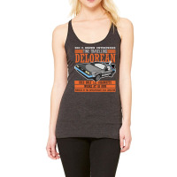 Doc E. Brown Time Travelling Delorean Racerback Tank | Artistshot