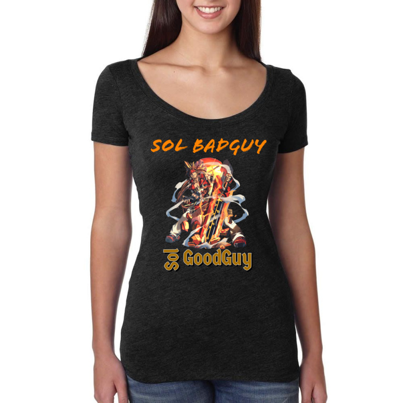 Sol Badguy Sol Goodguy Guilty Gear Strive Women's Triblend Scoop T-shirt by apolitery | Artistshot