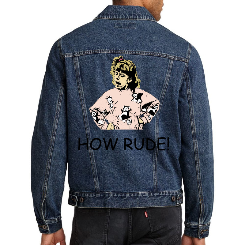 How Rude! Men Denim Jacket by onyekaafeku4 | Artistshot