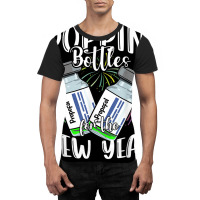 Poppin Bottles For The New Year Funny Icu Nurse Crew 2023 T Shirt Graphic T-shirt | Artistshot