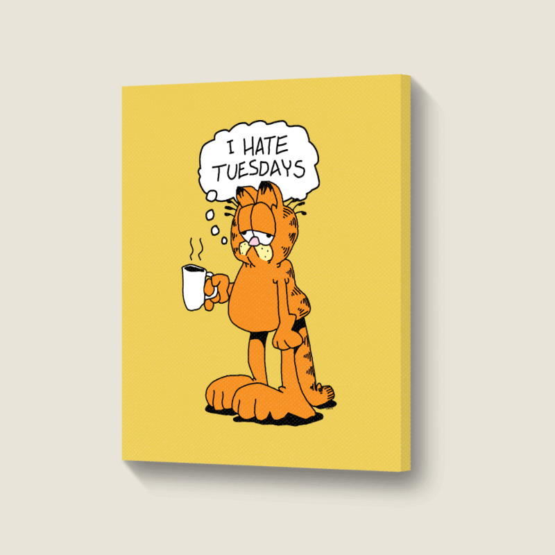 Grafield   I Hate Tuesdays Portrait Canvas Print | Artistshot