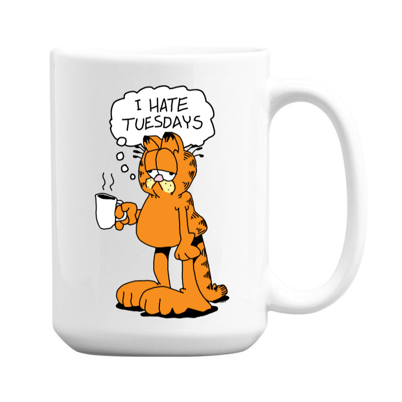 Grafield   I Hate Tuesdays 15 Oz Coffee Mug | Artistshot