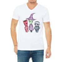 Lock Shock Barrel Nightmare Before Christmas V-neck Tee | Artistshot