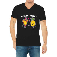 Pineapple Aloha Beaches Hawaii Pizza Italian Food V-neck Tee | Artistshot