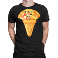 Pizza Ice Cream Fast Food And Ice Cream Collection T-shirt | Artistshot