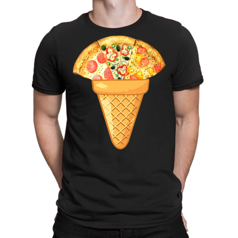 Pizza Ice Cream Fast Food And Ice Cream Collection T-shirt | Artistshot