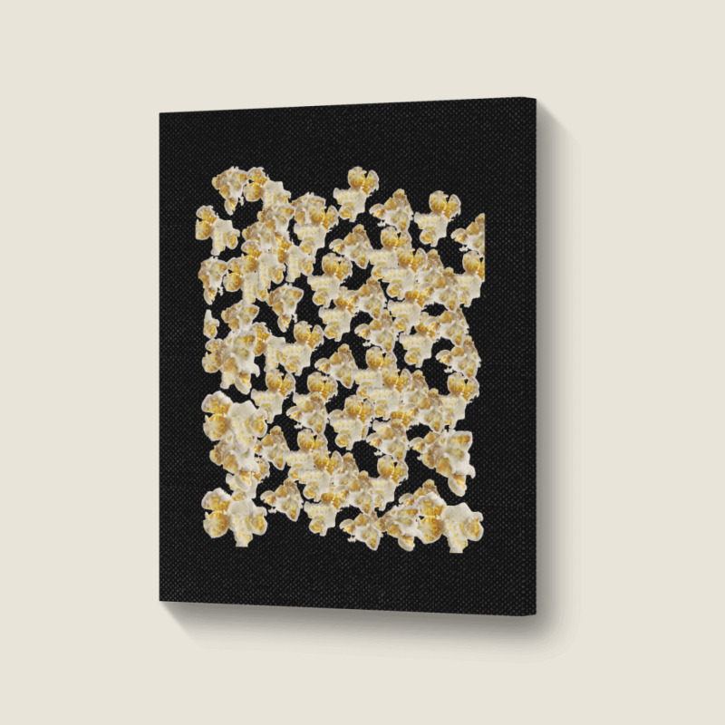 Popcorn Kernel Fun Food Foodie Costume Portrait Canvas Print | Artistshot