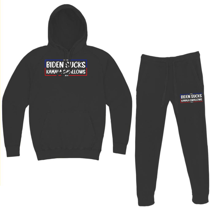 Biden Sucks Kamala Swallows Funny Biden And Kamala T Shirt Hoodie & Jogger Set | Artistshot