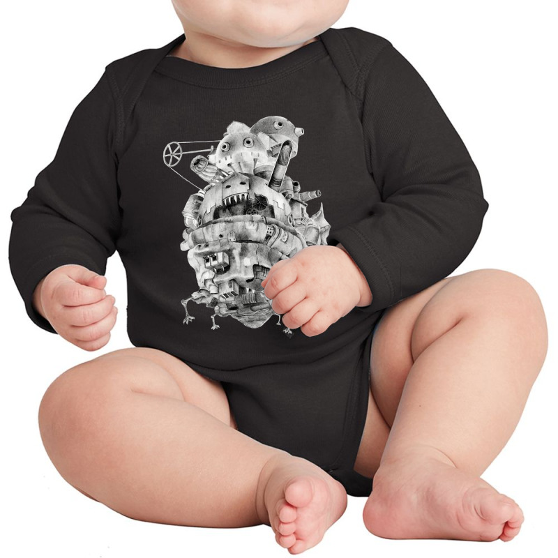 Trending Howl's Moving Castle-b5plw Long Sleeve Baby Bodysuit by Karyn Love | Artistshot