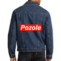 Pozole Red Box Hispanic Latin Food Men Women Men Denim Jacket | Artistshot