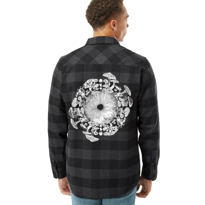 Mushroom Iris Mycology Foraging Mycologist Spore Print Pullover Hoodie Flannel Shirt by delredske | Artistshot