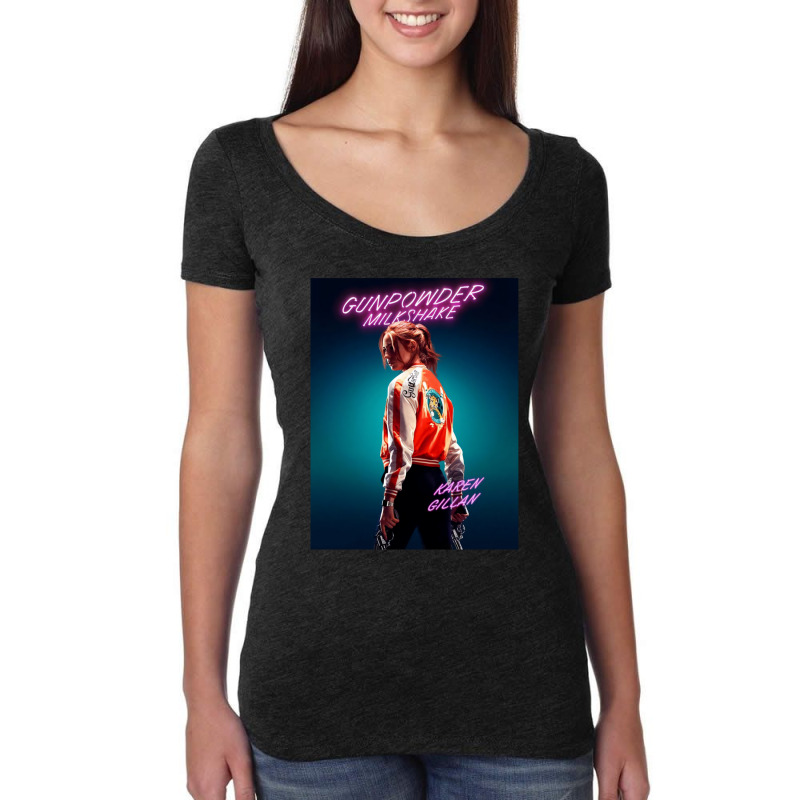 Gunpowder Milkshake Sam Women's Triblend Scoop T-shirt by SandraDelpha | Artistshot