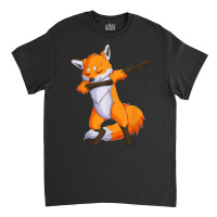 Fox Dabbing Fox Funny Animal Foxes Lover Boys Girls Kids Men T Shirt Classic T-shirt | Artistshot