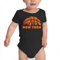 New York City Skyline New York Basketball Fan Jersey Tank Top Baby Bodysuit | Artistshot