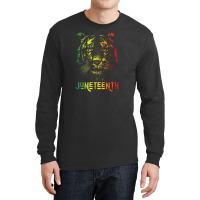 Tiger Juneteenth Cool Black History African American Flag Long Sleeve Shirts | Artistshot