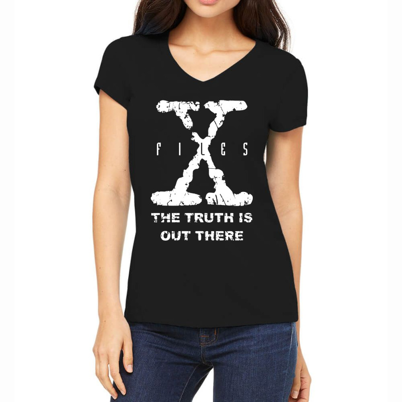 X Files The Truth Is Out There Women's V-Neck T-Shirt by Cublaxsueng | Artistshot