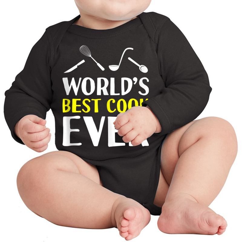 World's Best Cook Ever Cooking Chef Kitchen Cuisine Gourmet Tank Top Long Sleeve Baby Bodysuit by choninzel | Artistshot