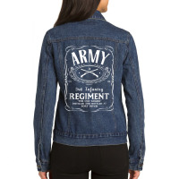 3rd Infantry Regimen001 Ladies Denim Jacket | Artistshot