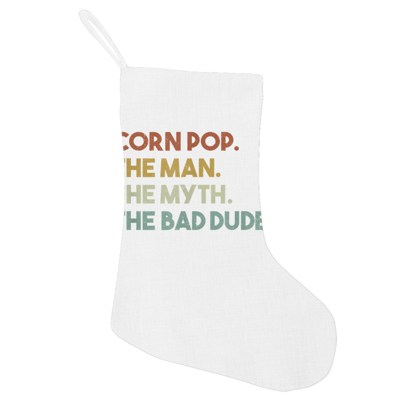 Vintage Corn Pop Was A Bad Dude Funny T Shirt Holiday Stocking | Artistshot