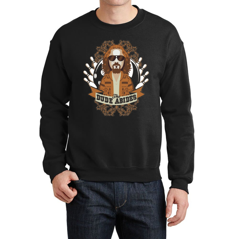 トップス THE BIG LEBOWSKI CREW NECK SWEAT SHIRT The Dude Abides The Big Lebowski Crewneck Sweatshirt By