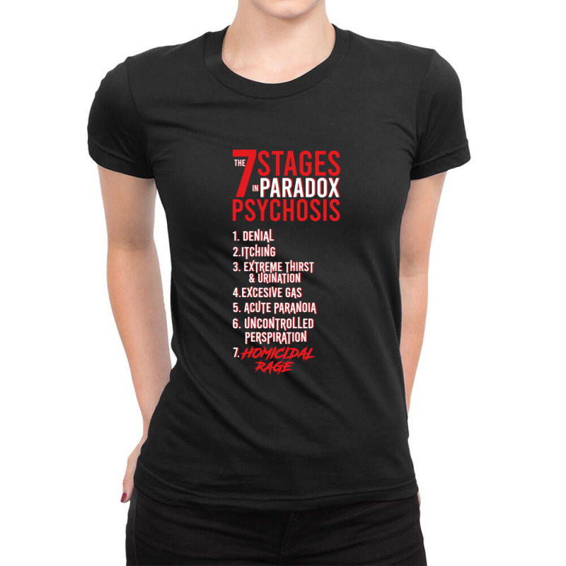 Umbrella Academy 2 The 7 Stages In Paradox Psychosis Black Classic Ladies Fitted T-Shirt by LindaMarisa | Artistshot