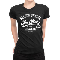 Relson Gracie Varsity Style Jiu Jitsu Pullover Hoodie Ladies Fitted T-shirt | Artistshot