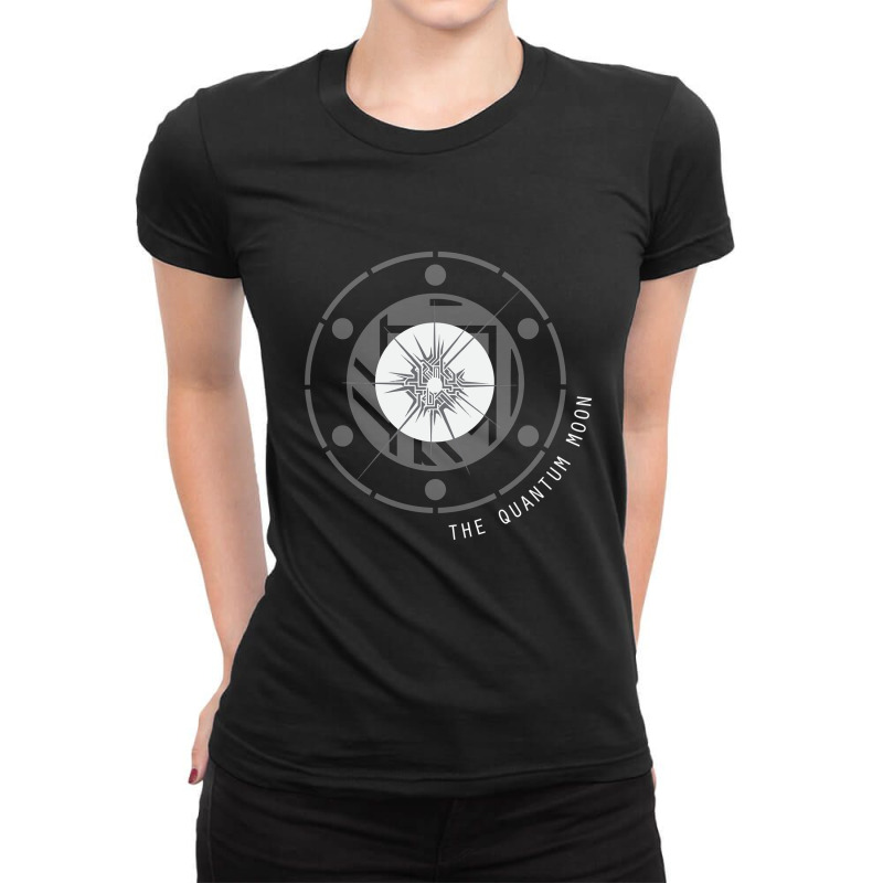 Hot Trend Quantum Moon Ladies Fitted T-Shirt by Kimble Mcduffie | Artistshot