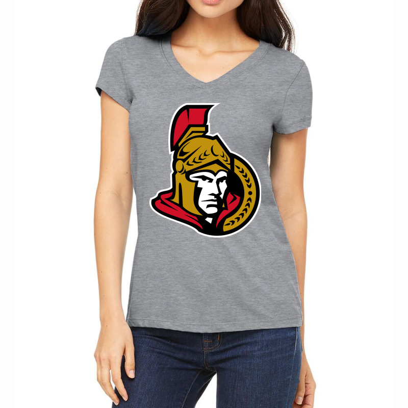 Ottawa Lady Senators Women's V-Neck T-Shirt by nahda | Artistshot