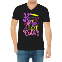 Kindergarten Just Got A Lot Cuter Back To School Kid V-neck Tee | Artistshot