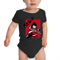 Anime One Piece Luffytaro Straw Hat Baby Bodysuit | Artistshot