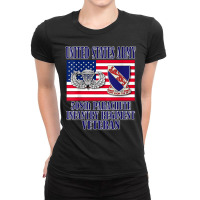 508th Parachute Infantry Regiment Veteran (back Design) T Shirt Ladies Fitted T-shirt | Artistshot