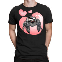 Cute Jumping Spider Love, Regal Spooner, Arachnid Valentines Pullover T-shirt | Artistshot